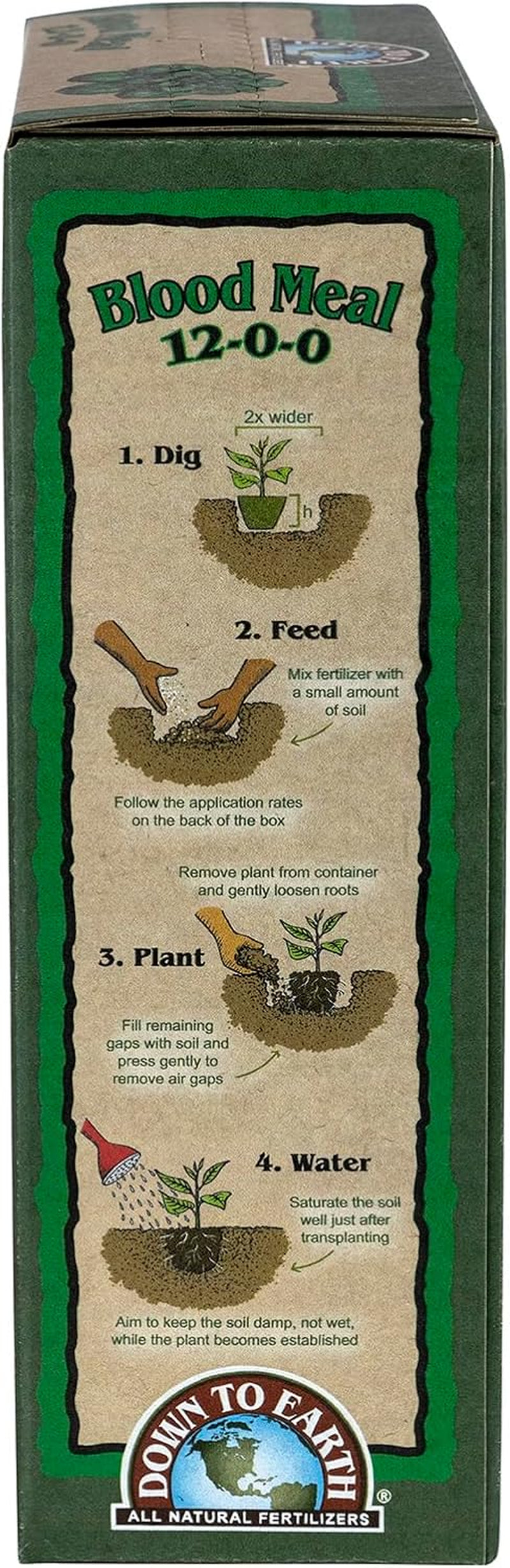 Blood Meal Fertilizer Mix 12-0-0, 5 Lb