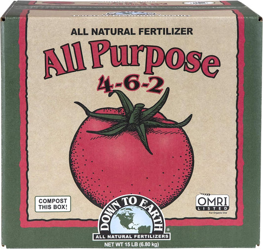 Organic All Purpose Fertilizer Mix 4-6-2, 50 Lb