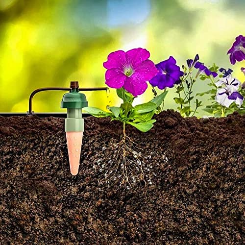 Watering System Stakes 10 Plant Starter Drip Irrigation | Great for Houseplants and Garden
