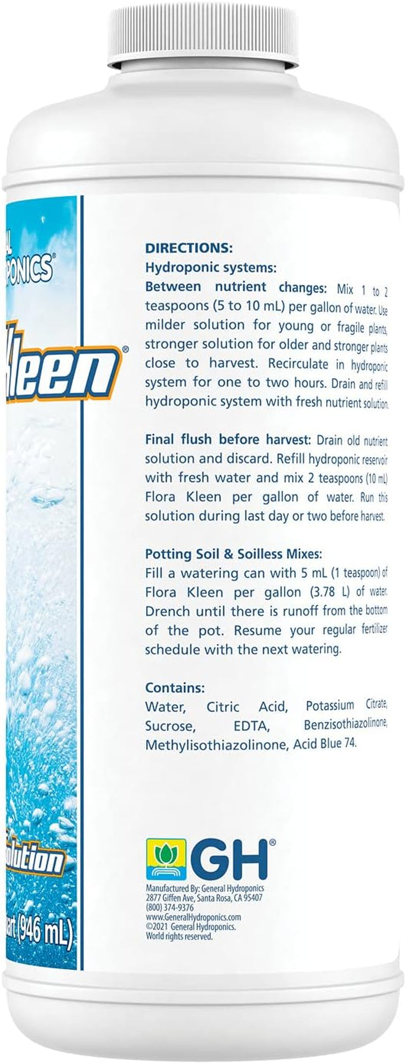 Florakleen Salt Clearing Solution, 1-Quart