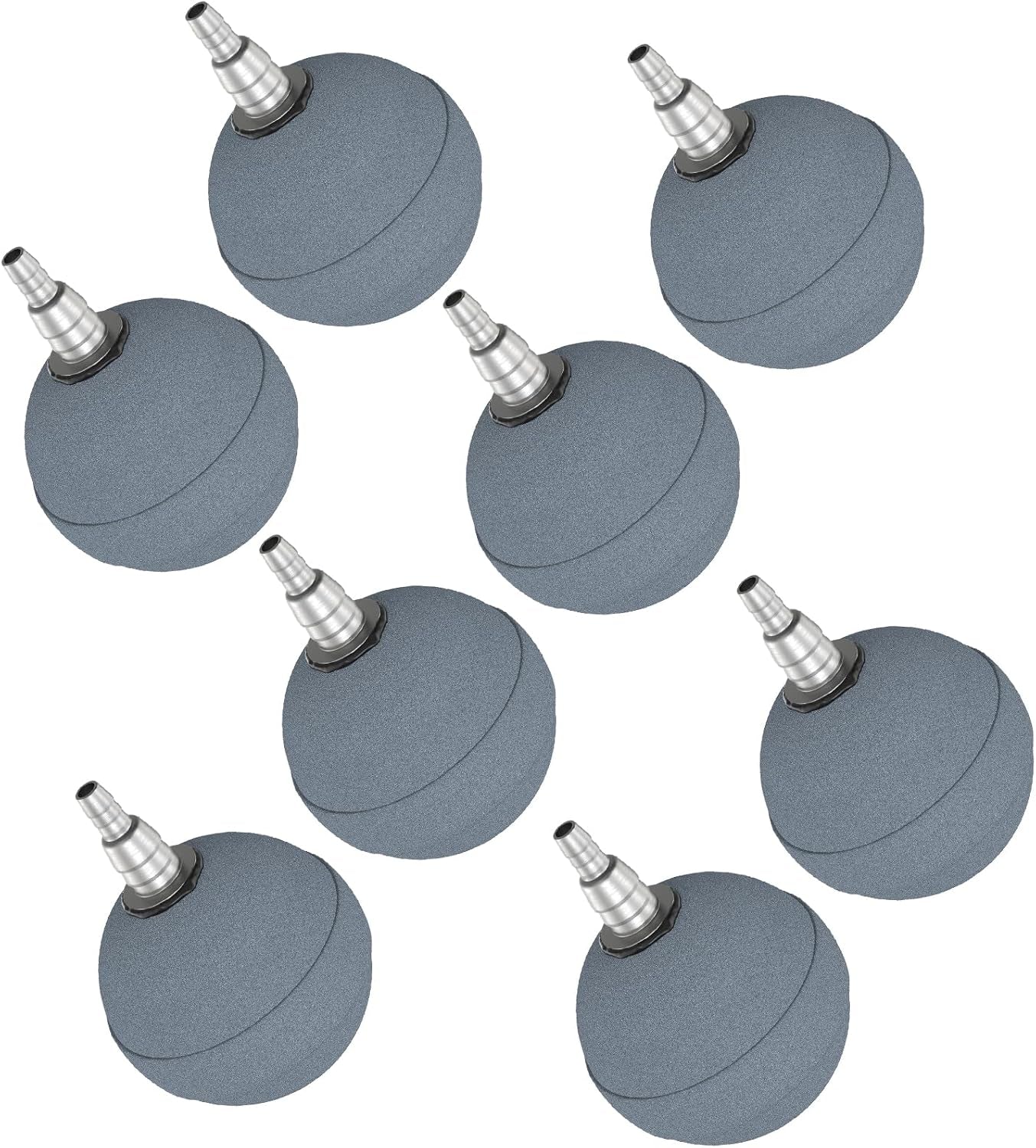 Aquarium Air Stone Ball 2 Inch, Airstones for Aquarium Fish Tank Bucket Hydroponics Pond and DWC Reservoir, 4 Pack