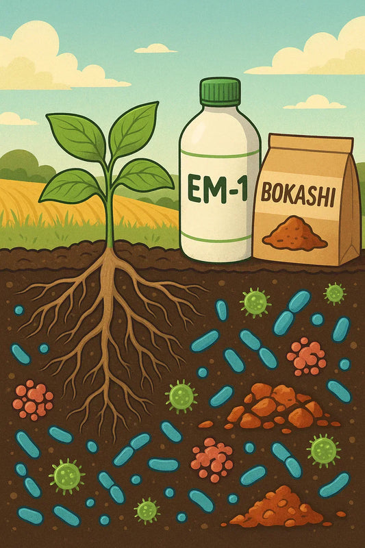 EM‑1 & Bokashi: Microbial Powerhouses for Soil Regeneration