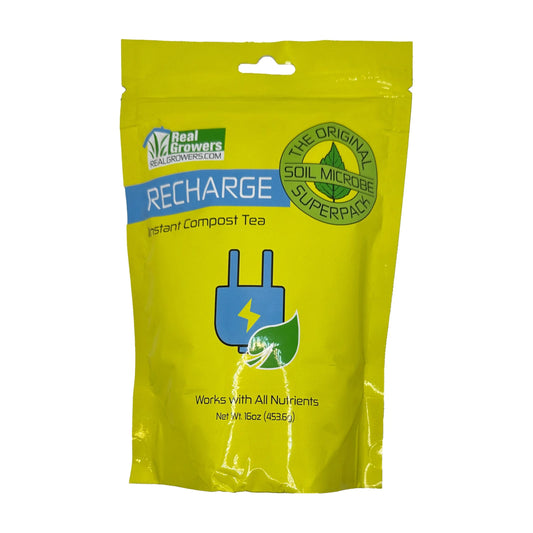 Recharge - Mycorrhizae Instant Compost Tea/Soil Microbes for Plant Growth - 16Oz