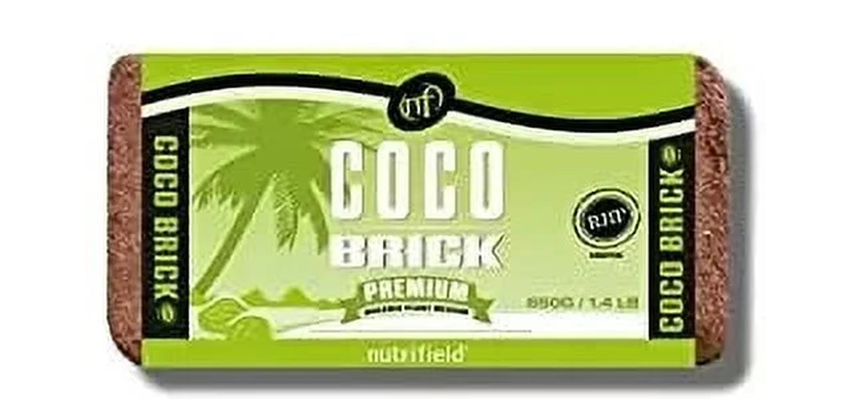 Mini Brick 650 Gram Block Expands to 9 Liter / 2.3 Gallon Pure Coconut Coir Fiber RHP Certified Pre Buffered Organic Plant Potting Soil for Indoor Outdoor Flower/Vegetable Garden