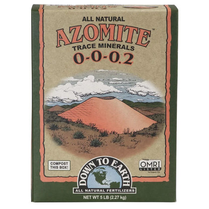 Organic White Azomite Powder for Improving Plant Growth 0-0-0.2, 5 Lb
