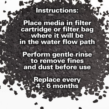 – Premium Catalytic Activated Carbon – 454G (1Lb), Chlorine, Chloramine and Hydrogen Sulfide Removal for Tap Water, Reverse Osmosis Filtration Systems and Aquariums