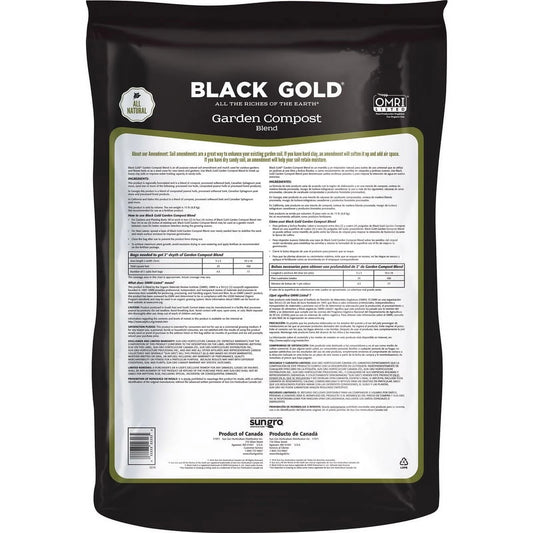Sungro  Natural and Organic Garden Compost Blend Potting Mix, 1 Cu Ft