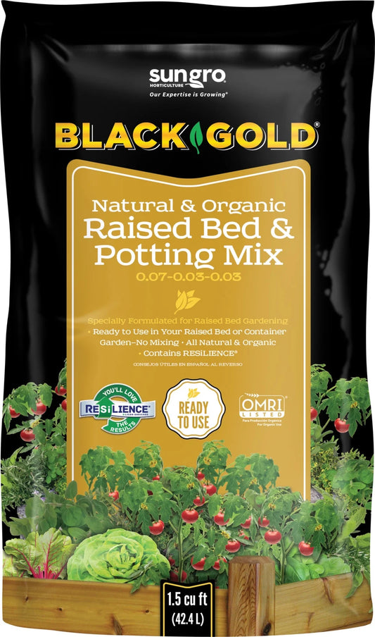 Natural & Organic Raised Bed & Potting Mix, 1.5 Cu Ft