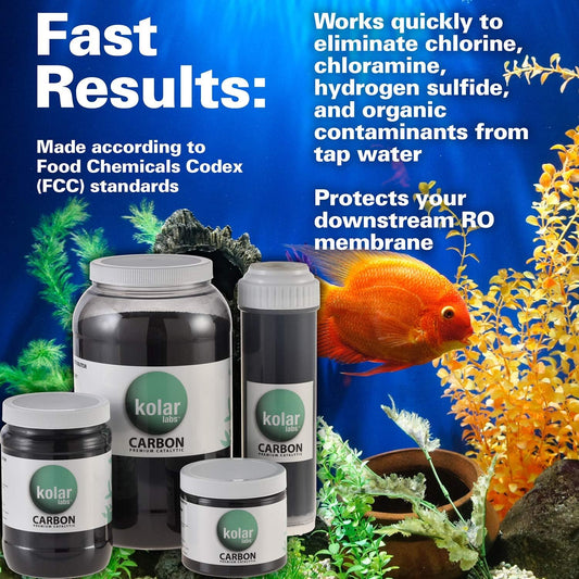 – Premium Catalytic Activated Carbon – 454G (1Lb), Chlorine, Chloramine and Hydrogen Sulfide Removal for Tap Water, Reverse Osmosis Filtration Systems and Aquariums