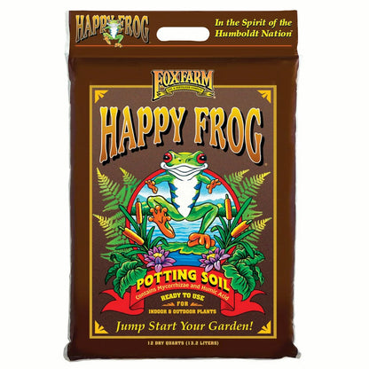 Happy Frog Nutrient Rapid Growth Garden Potting Soil, 12 Quart (3 Pack)