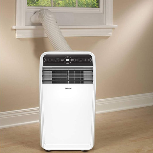 12,000 BTU Portable Air Conditioner, Portable AC Unit with Built-In Cool, Dehumidifier&Fan Modes for Room up to 400 Sq.Ft, with Remote Control, 24 Hour Timer, Installation Kit