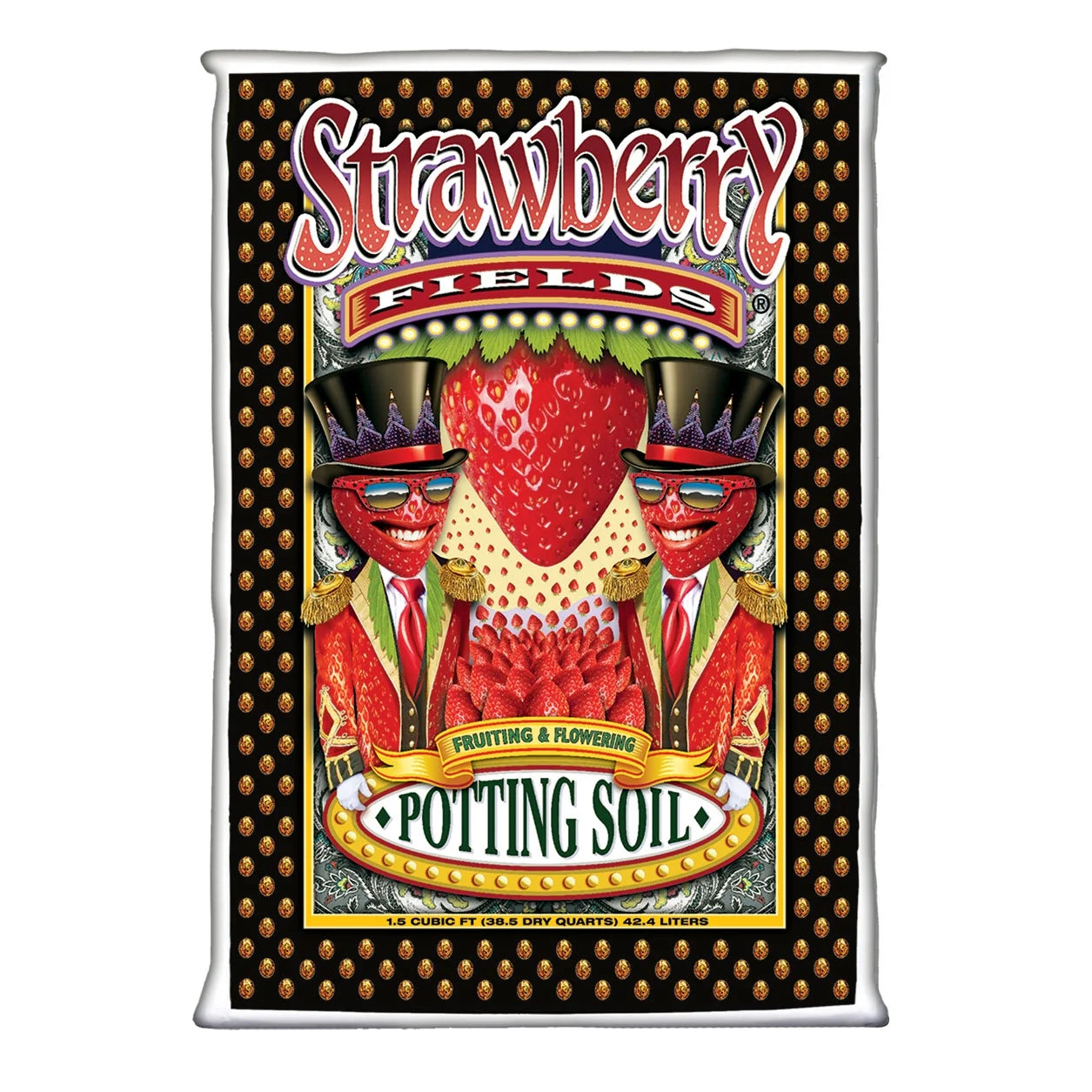 Strawberry Fields Fruiting Flowering Garden Potting Soil, 1.5 Cubic Feet