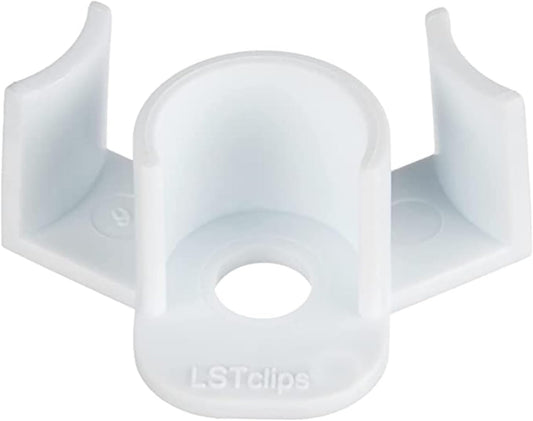 Plant Training Clips, LST Clips for Low Stress Training Plant Stem Support, 90 Degree Angle Plant Clips, Made in California USA, 30Pk White