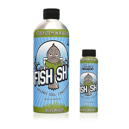 Fish Head Farms Organic Soil Conditioner for Yield and Flavor Enhancement. Improves Fertilizer Efficiency. Useful in Both Garden Soil and Hydroponics Applications - 500 Milliliter with 80 Milliliter