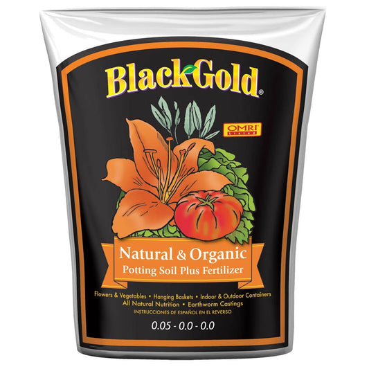 Sungro SUGRBG2  Natural & Organic Potting Soil W/ Fertilizer, 2 Cu Ft