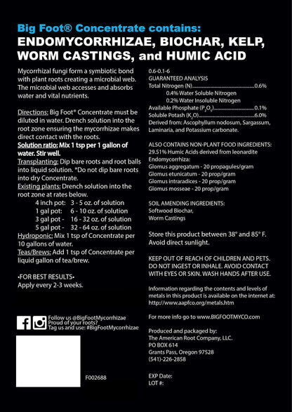 Mycorrhizae Concentrate, 8 Oz