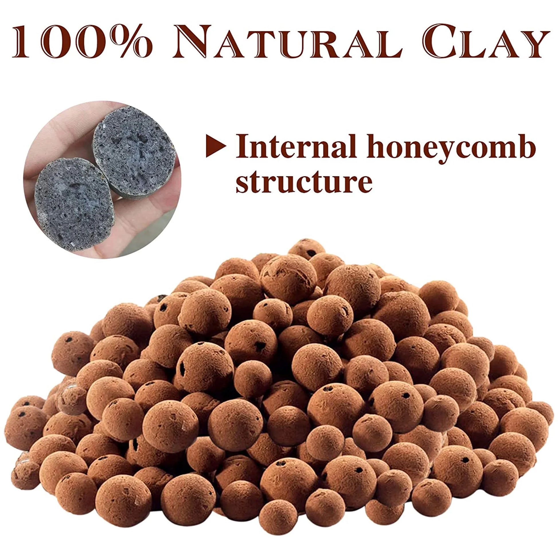 clay Pebbles Soil Additive, Reddish-Brown, 10 Lbs