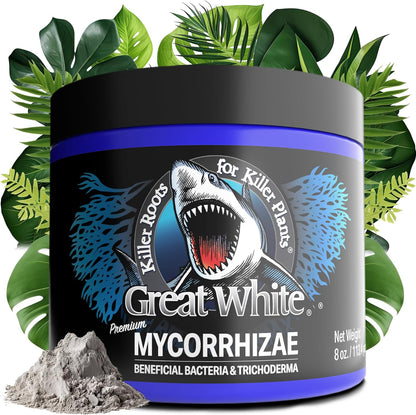 Mycorrhizal Fungi 4 Oz, Beneficial Bacteria for Plant Growth, Root Stimulator, Concentrated 3-In-1 Formula by