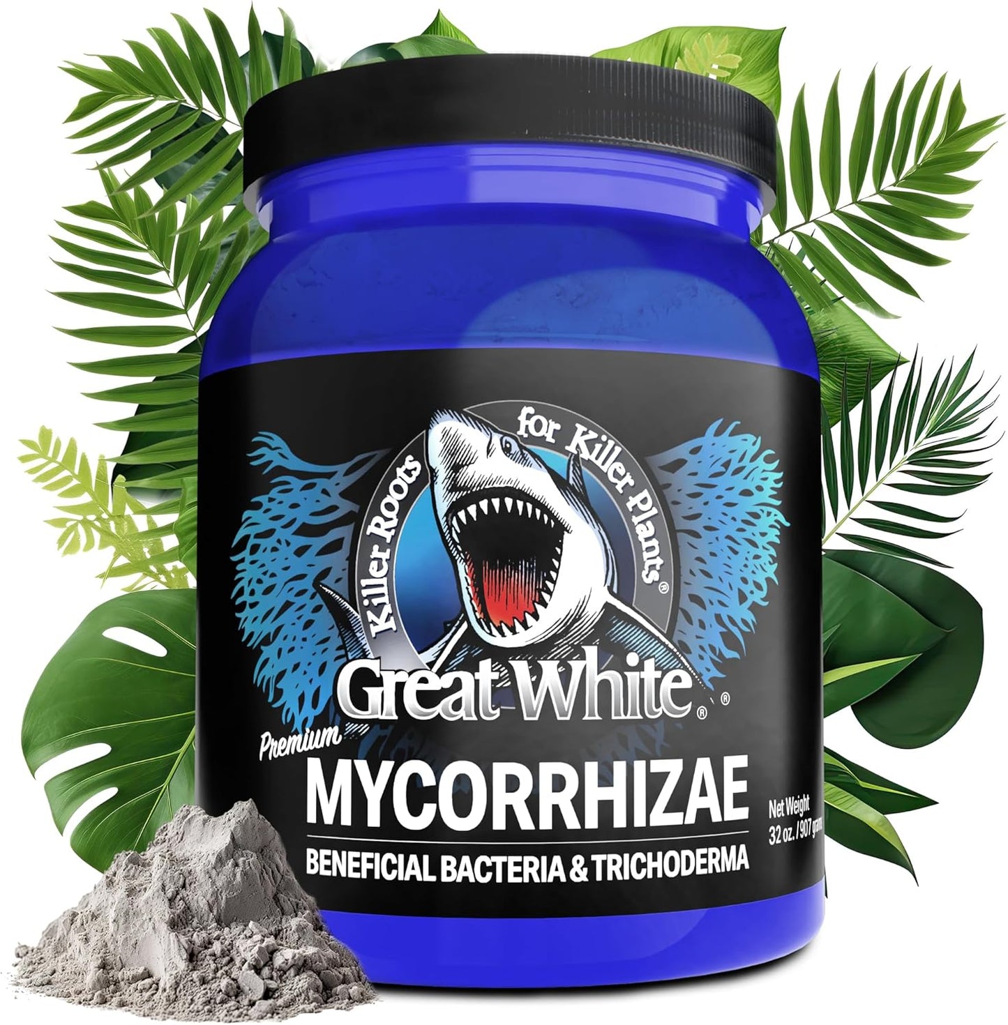 Mycorrhizal Fungi 4 Oz, Beneficial Bacteria for Plant Growth, Root Stimulator, Concentrated 3-In-1 Formula by