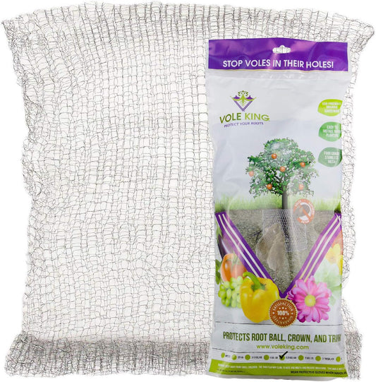Plant Baskets – Gopher and Vole Baskets, 2-3 Gallon, Pack of 4 – Protect Plants, Trees, Flowers and Bulbs from Voles, Gophers and Moles – a One Time Solution, No Repellent Needed