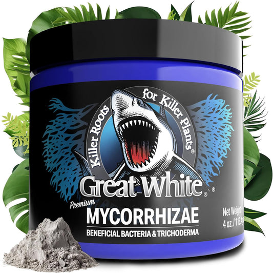 Mycorrhizal Fungi 4 Oz, Beneficial Bacteria for Plant Growth, Root Stimulator, Concentrated 3-In-1 Formula by