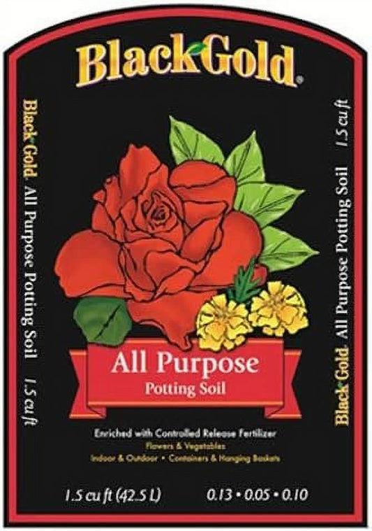 13101022  All Purpose Potting Mix with Fertilizer, 2 Cubic Feet