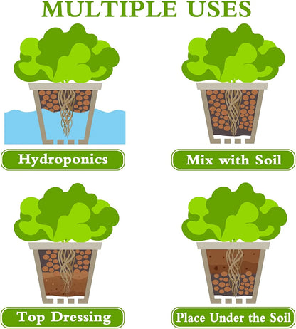 clay Pebbles Soil Additive, Reddish-Brown, 10 Lbs
