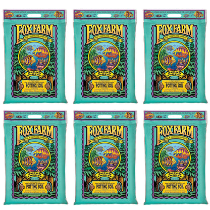 FX14053 Ocean Forest Organic Garden Potting Soil Mix 12 Quarts (6 Pack)