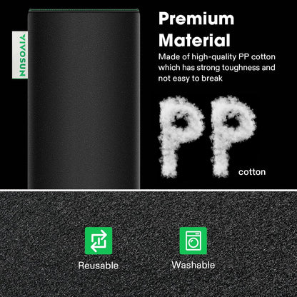 4 Inch Prefilter for 4" Carbon Filter, Black, 9.84" Long