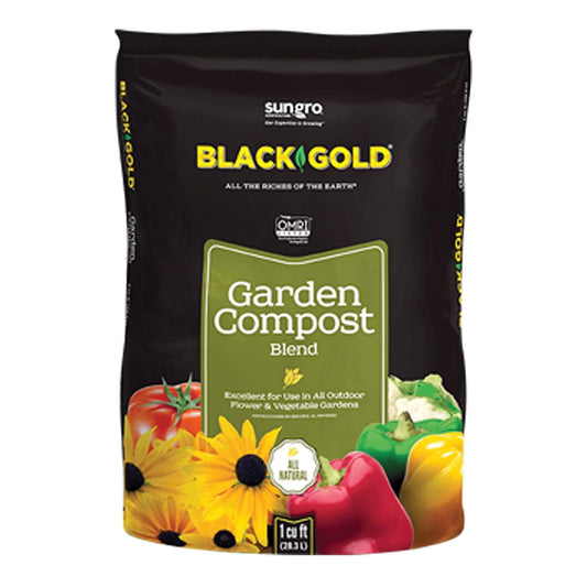 Sungro  Natural and Organic Garden Compost Blend Potting Mix, 1 Cu Ft