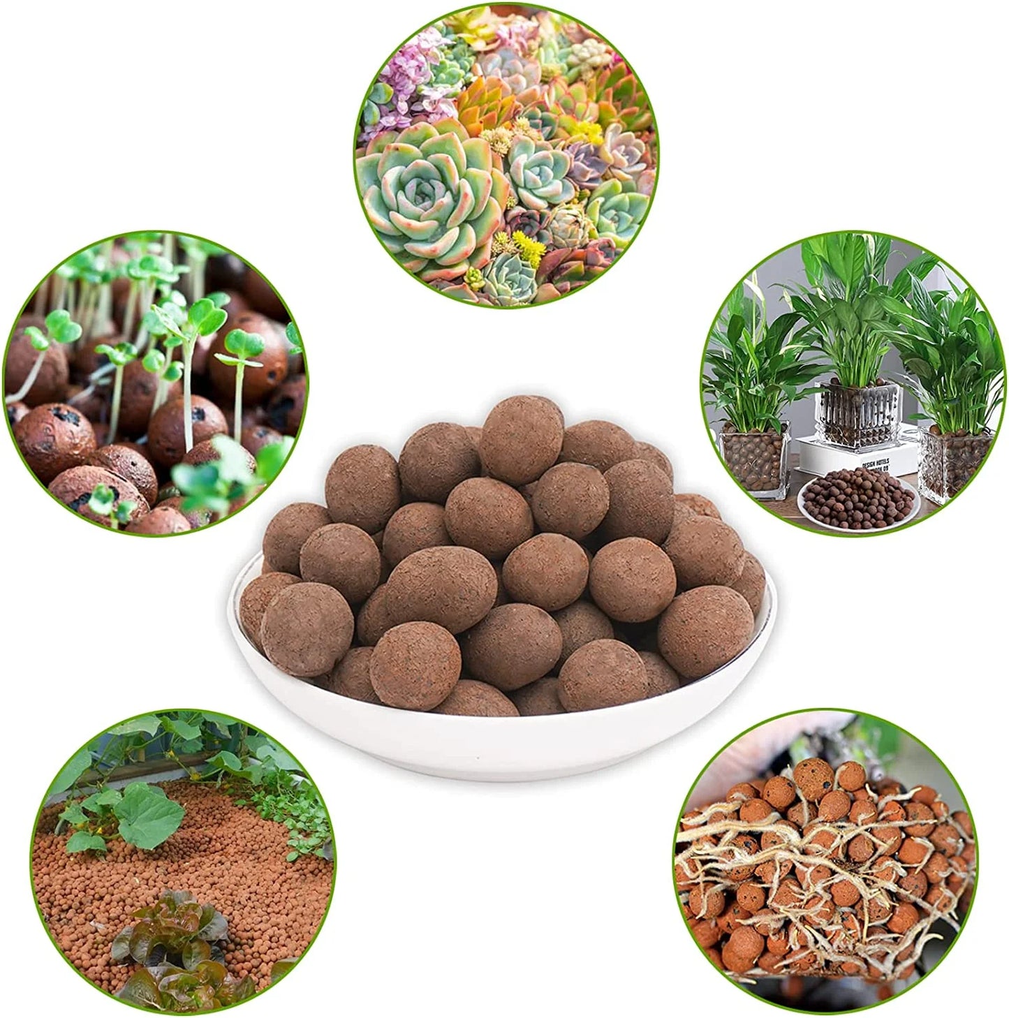 clay Pebbles Soil Additive, Reddish-Brown, 10 Lbs