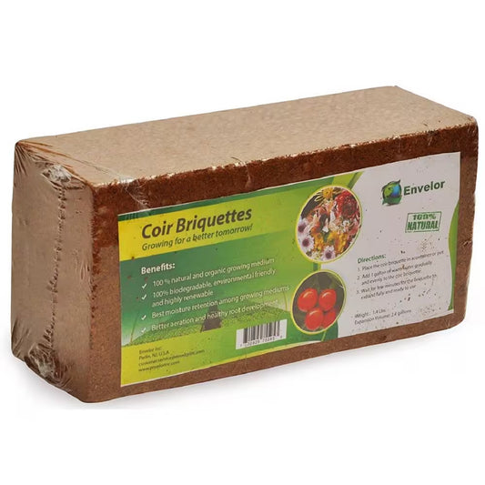 1.5 Lbs. Coco Coir Briquette Potting Soil (3-Pack)