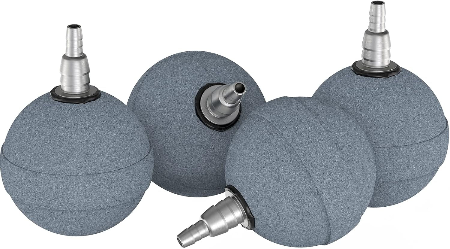 Aquarium Air Stone Ball 2 Inch, Airstones for Aquarium Fish Tank Bucket Hydroponics Pond and DWC Reservoir, 4 Pack