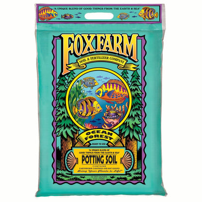 FX14053 Ocean Forest Organic Garden Potting Soil Mix 12 Quarts (6 Pack)