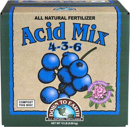 All Natural Acid Mix Fertilizer 4-3-6, 5 Lb